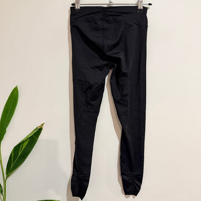 Calvin Klein Performance Black Ruched Cuff Leggings Size S