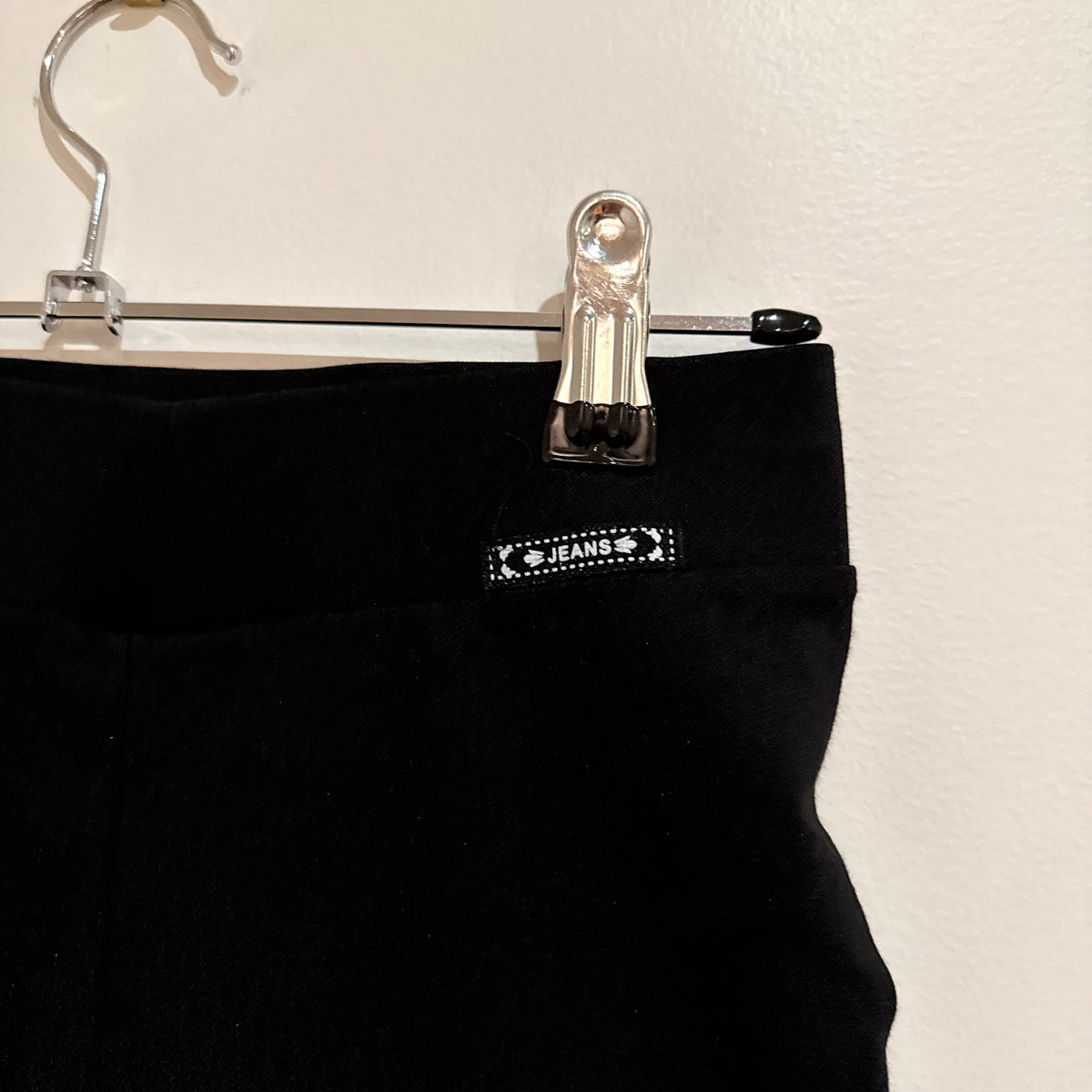 Black Stretch Jersey Leggings | Waist 62cm