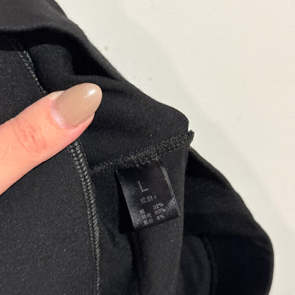 Black Stretch Jersey Leggings | Waist 62cm