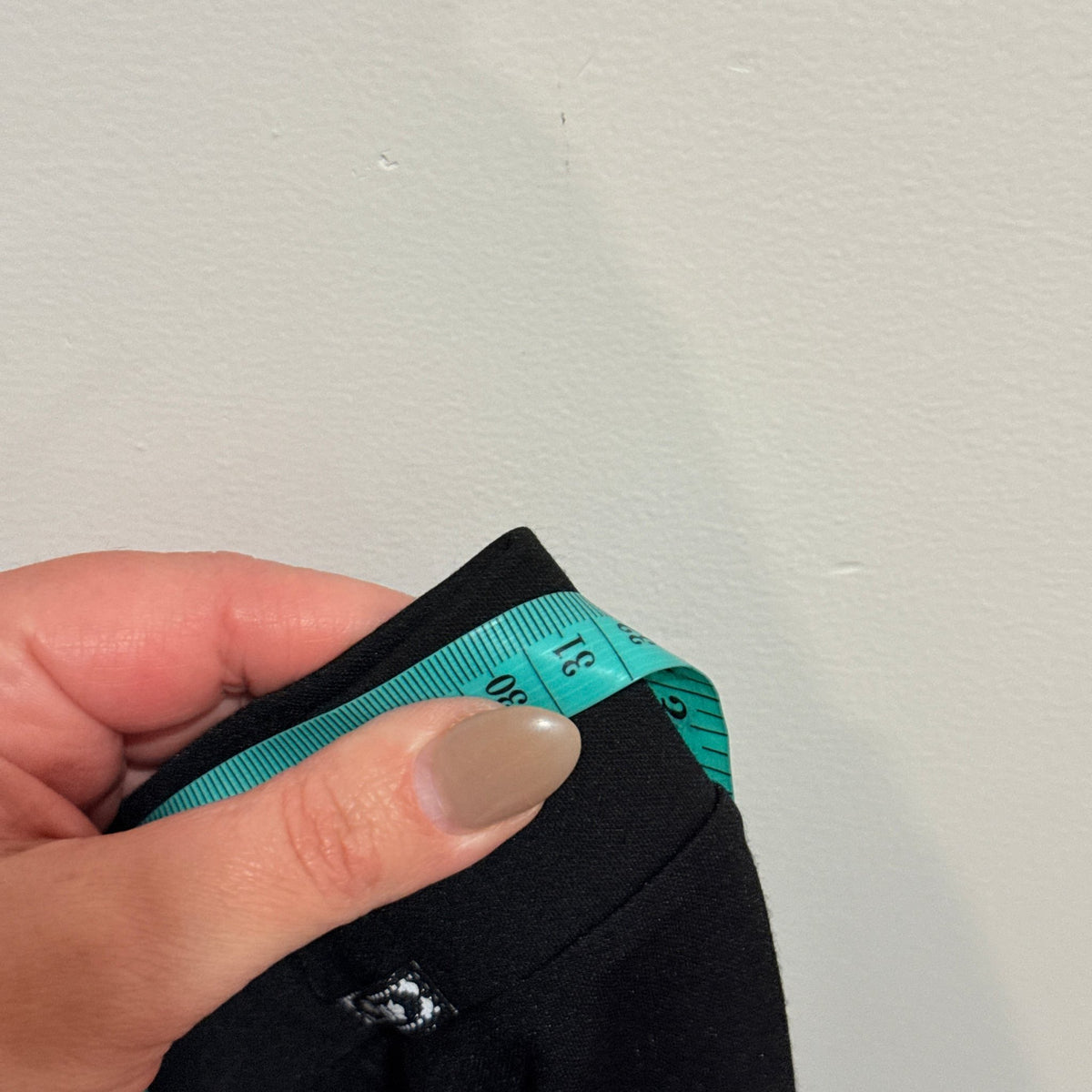 Black Stretch Jersey Leggings | Waist 62cm