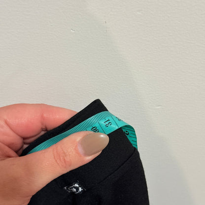 Black Stretch Jersey Leggings | Waist 62cm