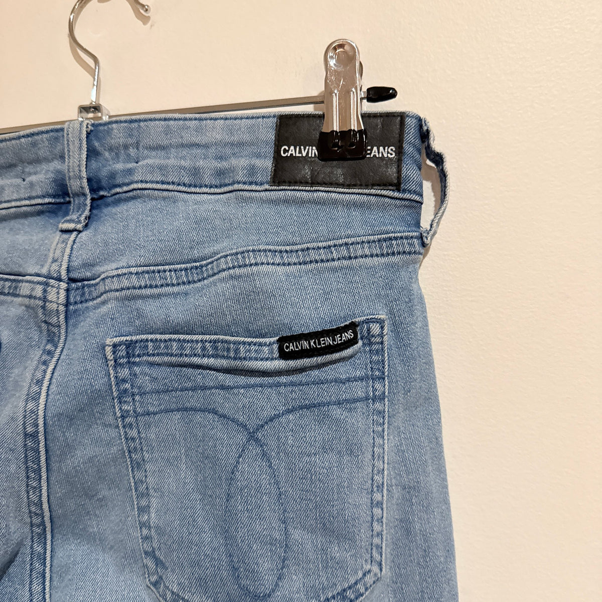 Calvin Klein Jeans Light Wash Mid Rise Skinny Jeans Size W29 L30 | Waist 68cm