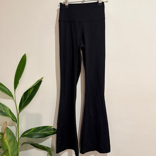 Glassons Black High Waisted Flare Leggings Size XS