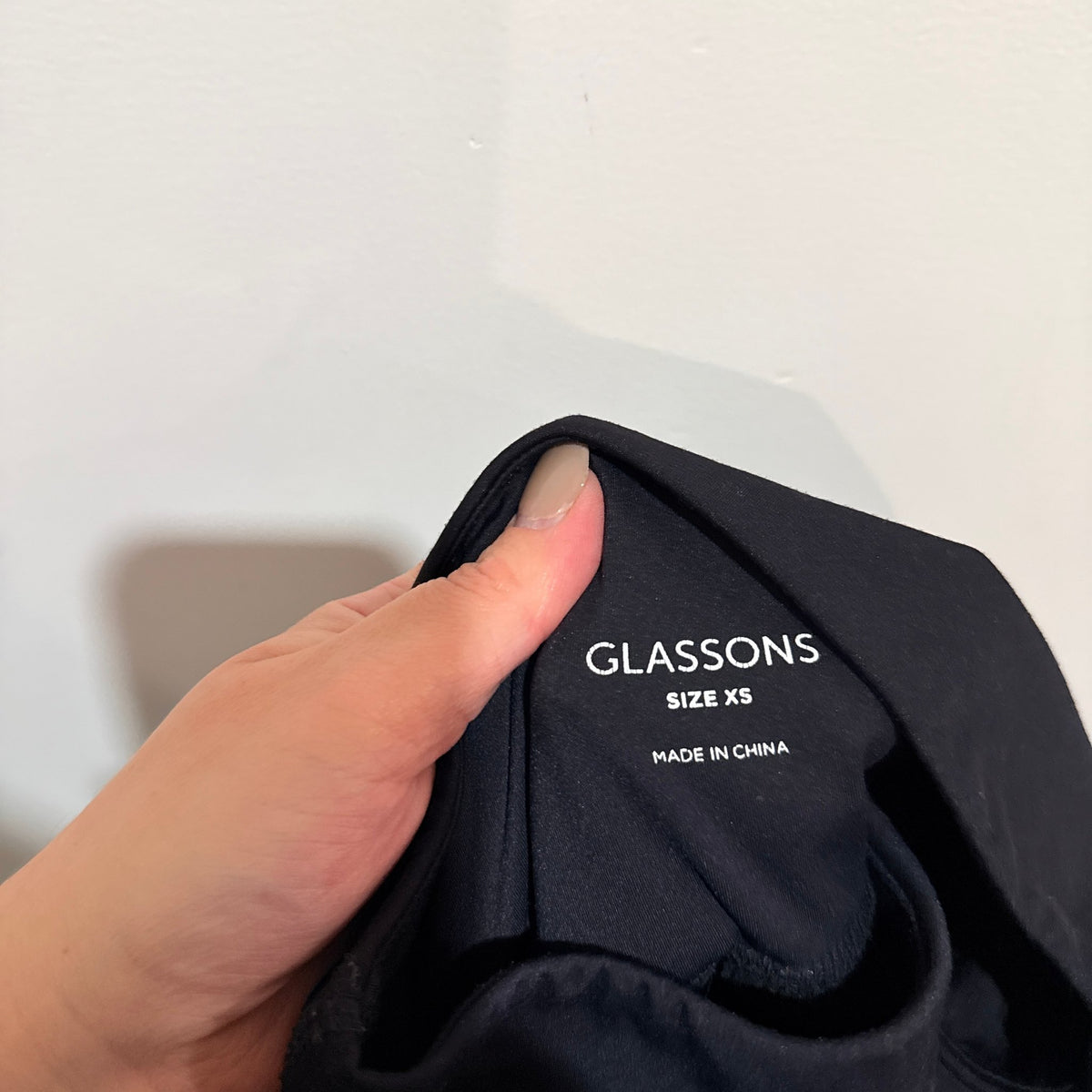 Glassons Black High Waisted Flare Leggings Size XS