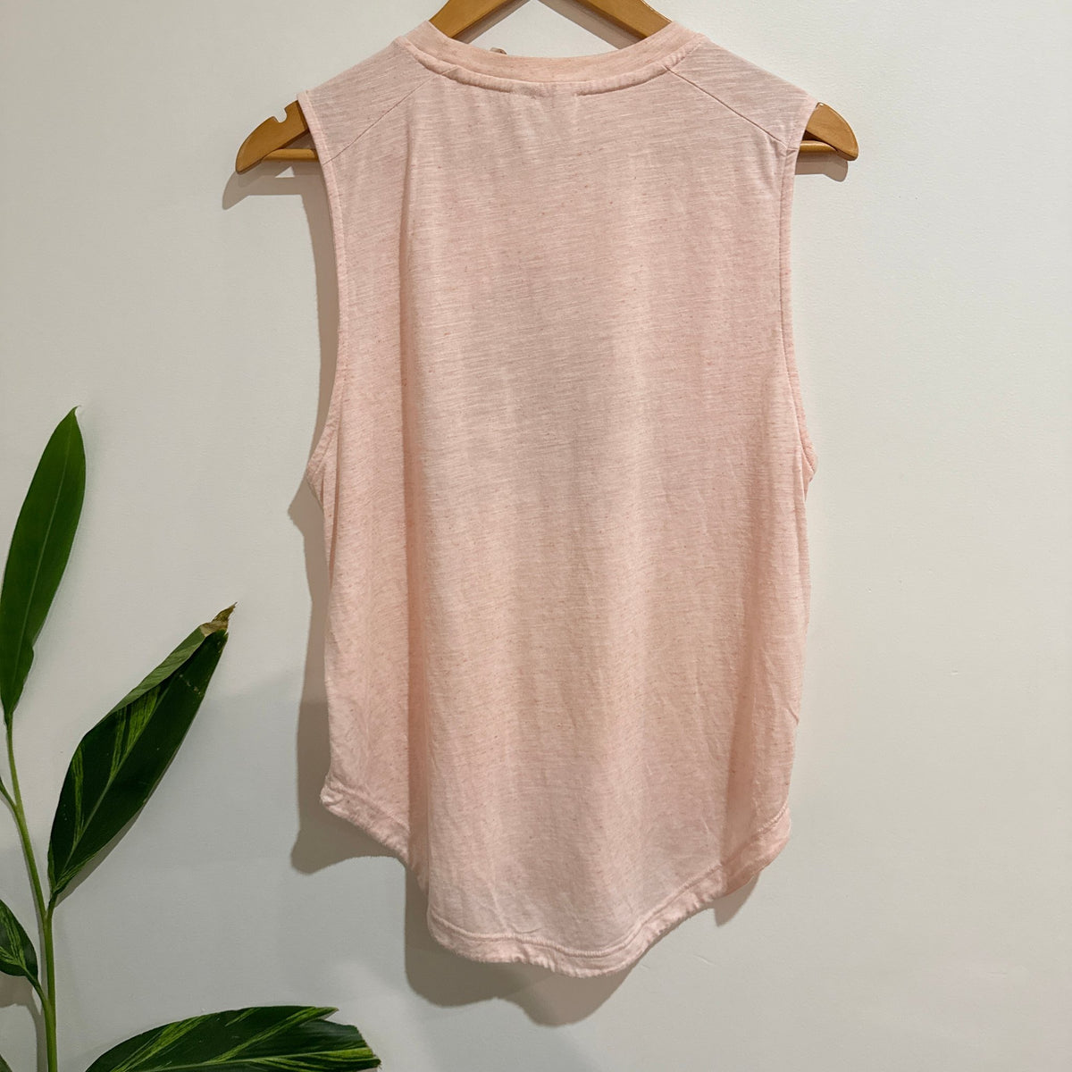 adidas Pink Marle Logo Sleeveless Tank Size S