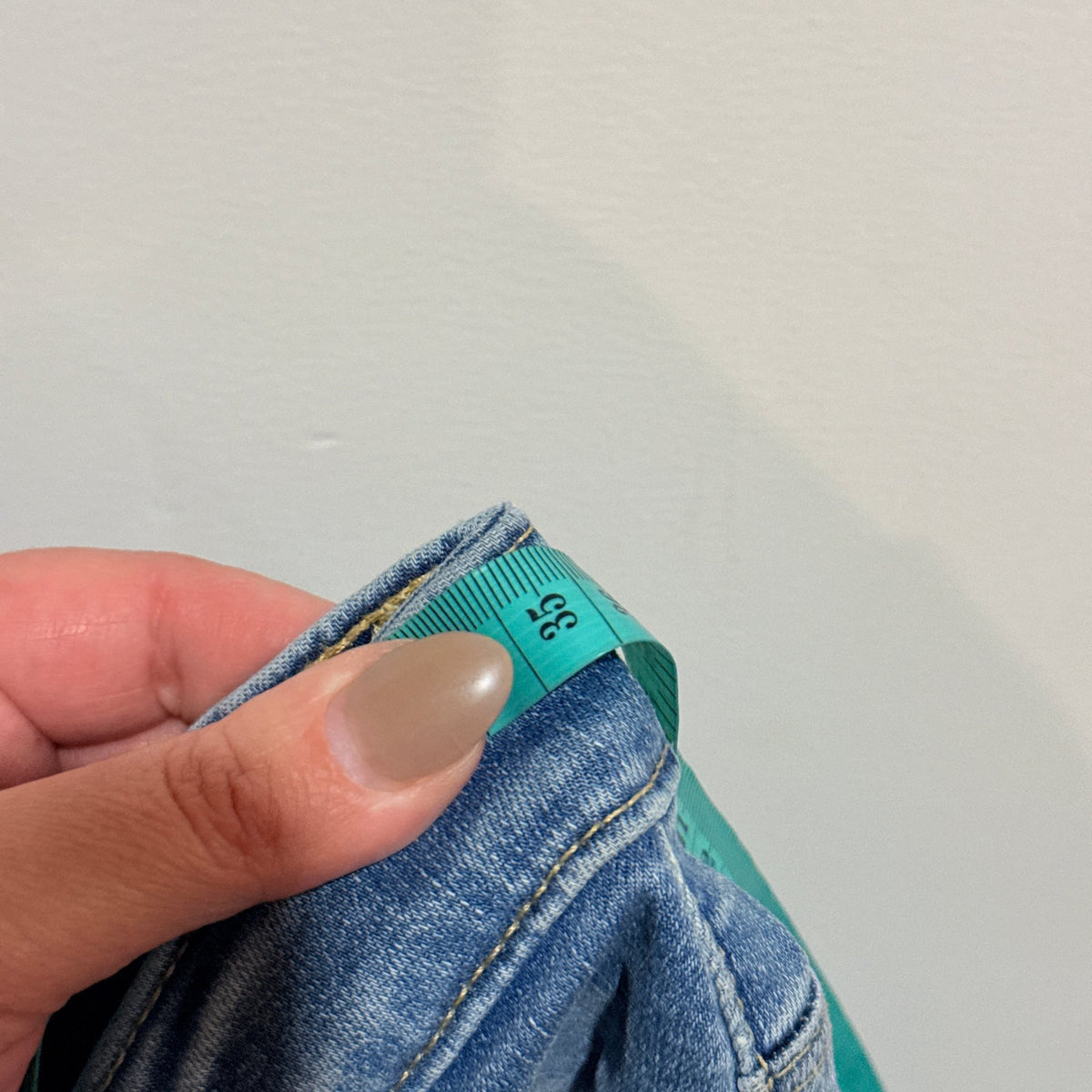 ONLY Blue Ripped Knee Zip Ankle Skinny Jeans Size 27/32 | Waist 70cm