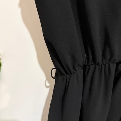MNG Black Strappy V Neck Playsuit Size XS