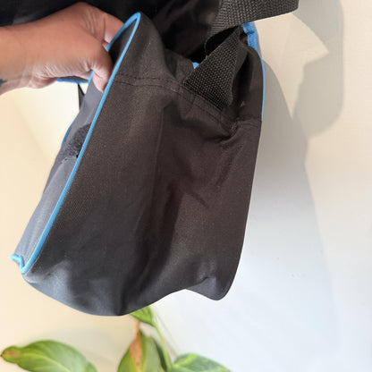Tupperware Shoulder Bag Black & Blue
