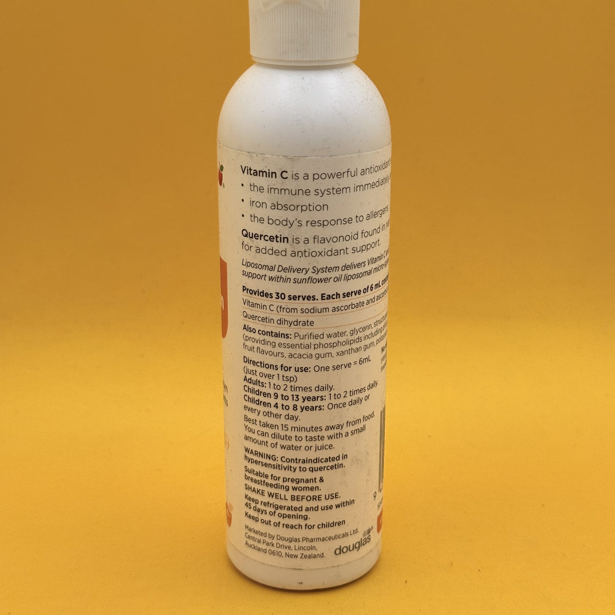 Clinicians Liposomal Vitamin C & Quercetin 180ml