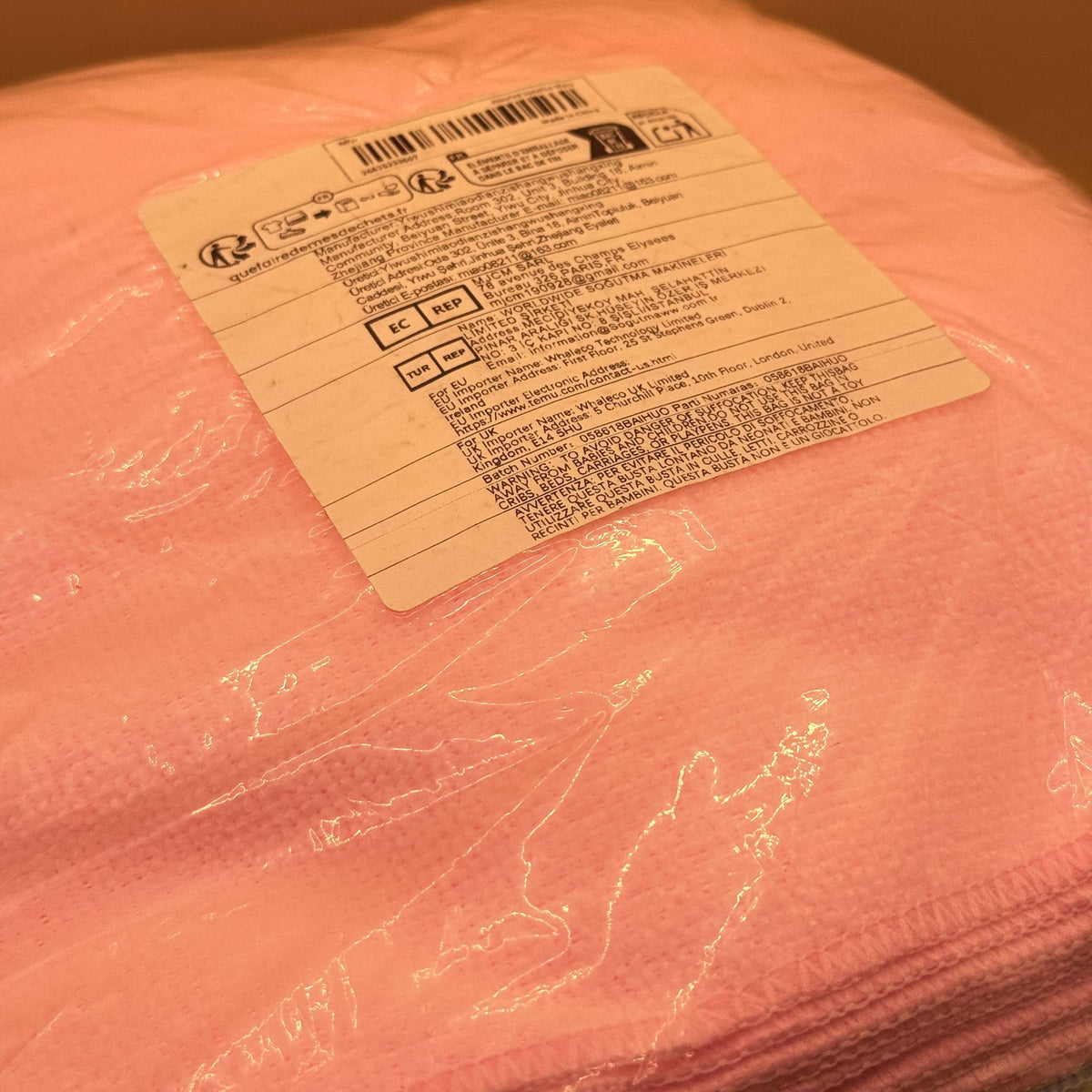 Pink Blue & Green Cleaning Cloth Pack