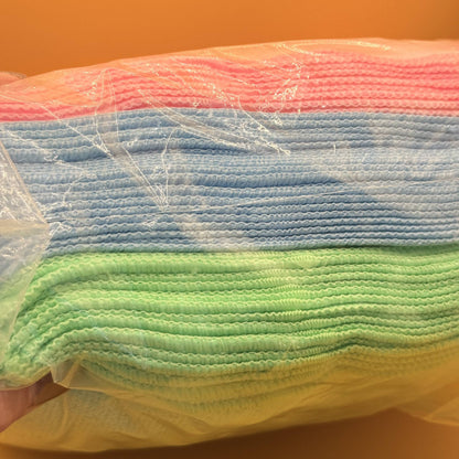 Pink Blue & Green Cleaning Cloth Pack