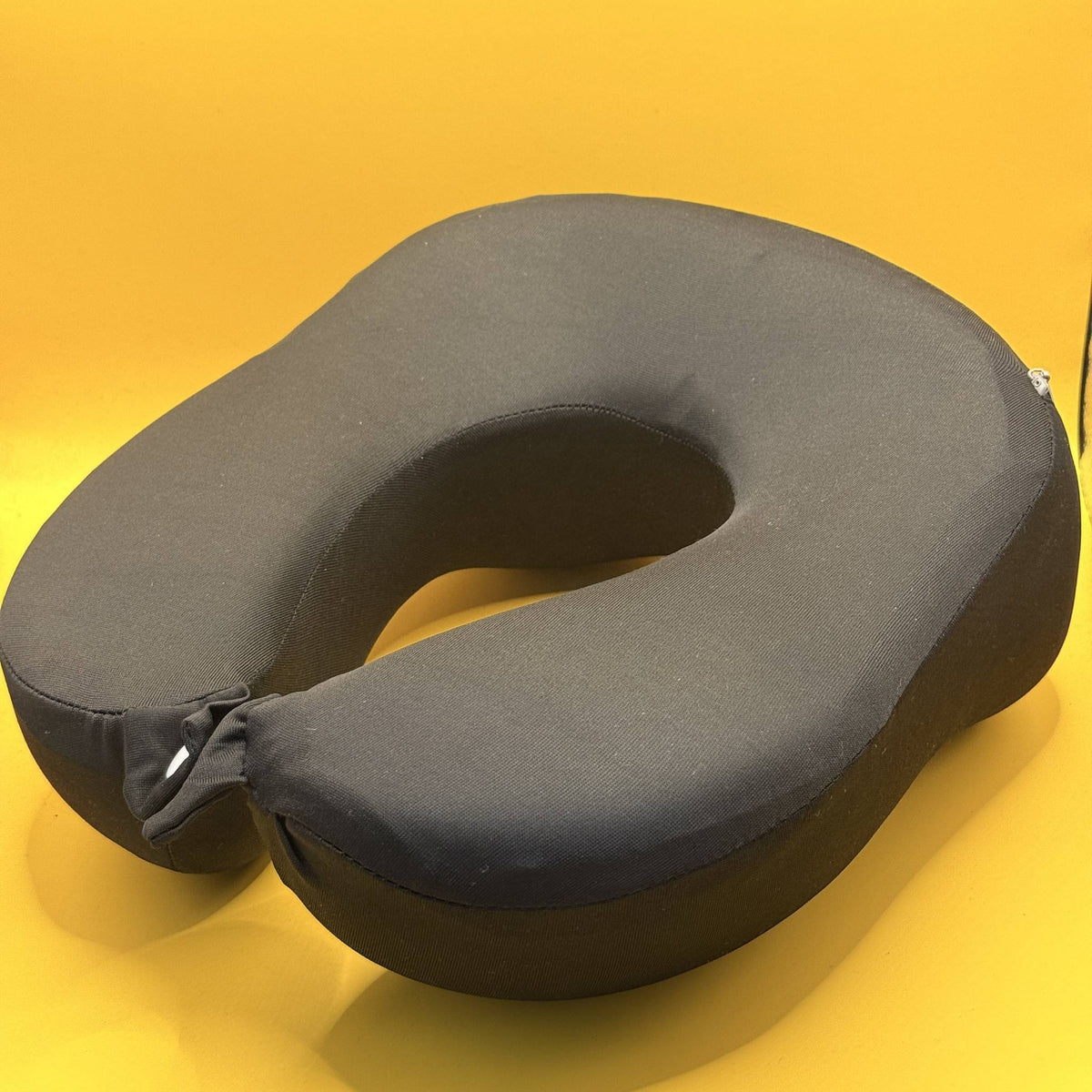 Memory Foam Travel Neck Pillow – Black