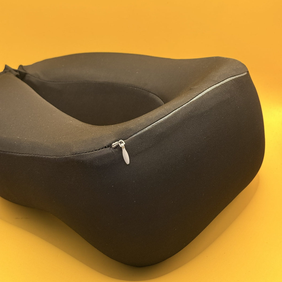 Memory Foam Travel Neck Pillow – Black