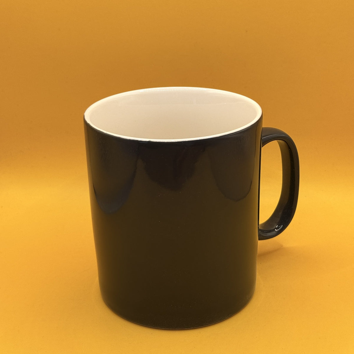 Large Dark Grey Ceramic Mug 14cm tall