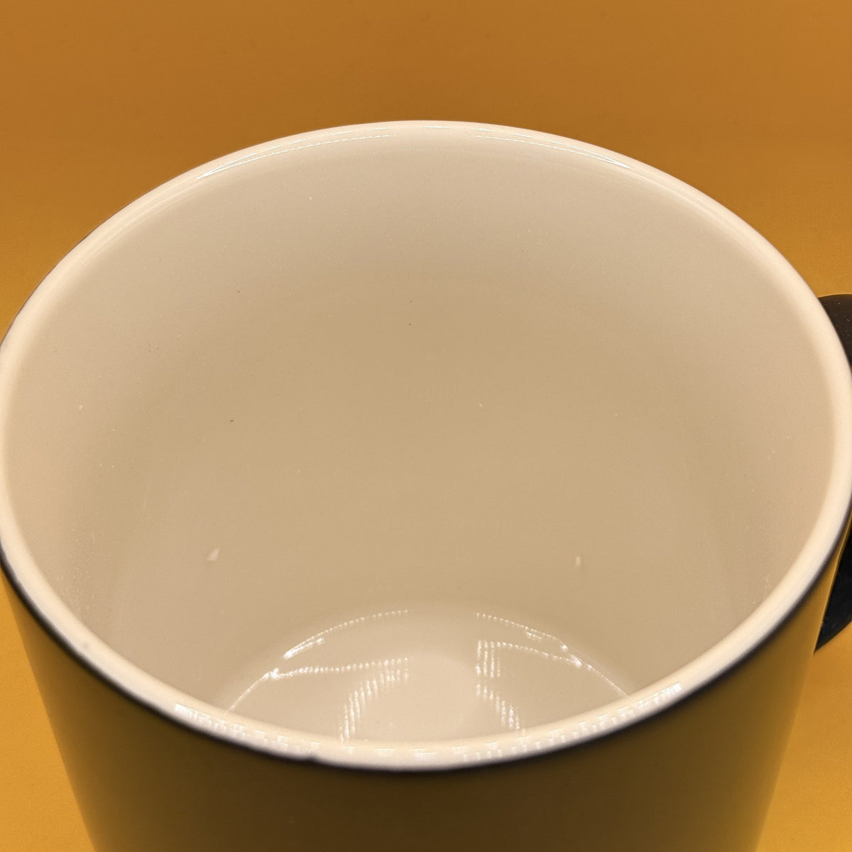Large Dark Grey Ceramic Mug 14cm tall