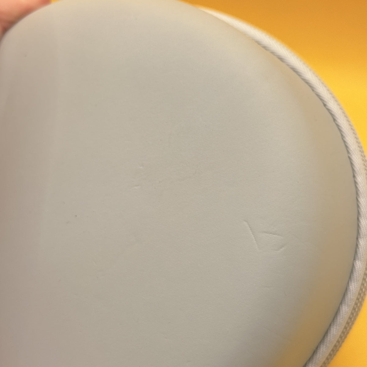 Round Grey Hard Shell Zip Storage Case approx 15cm