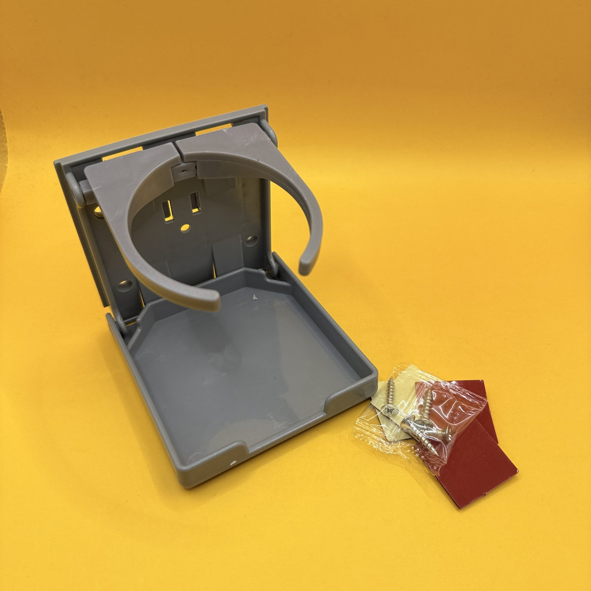 Folding Drink Cup Holder – Grey – Boat Car & Caravan