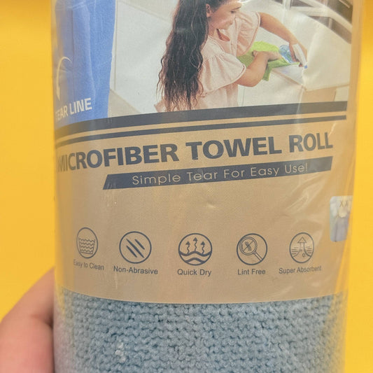 XFH Reusable Microfibre Towel Roll – Tear-Off Cloths