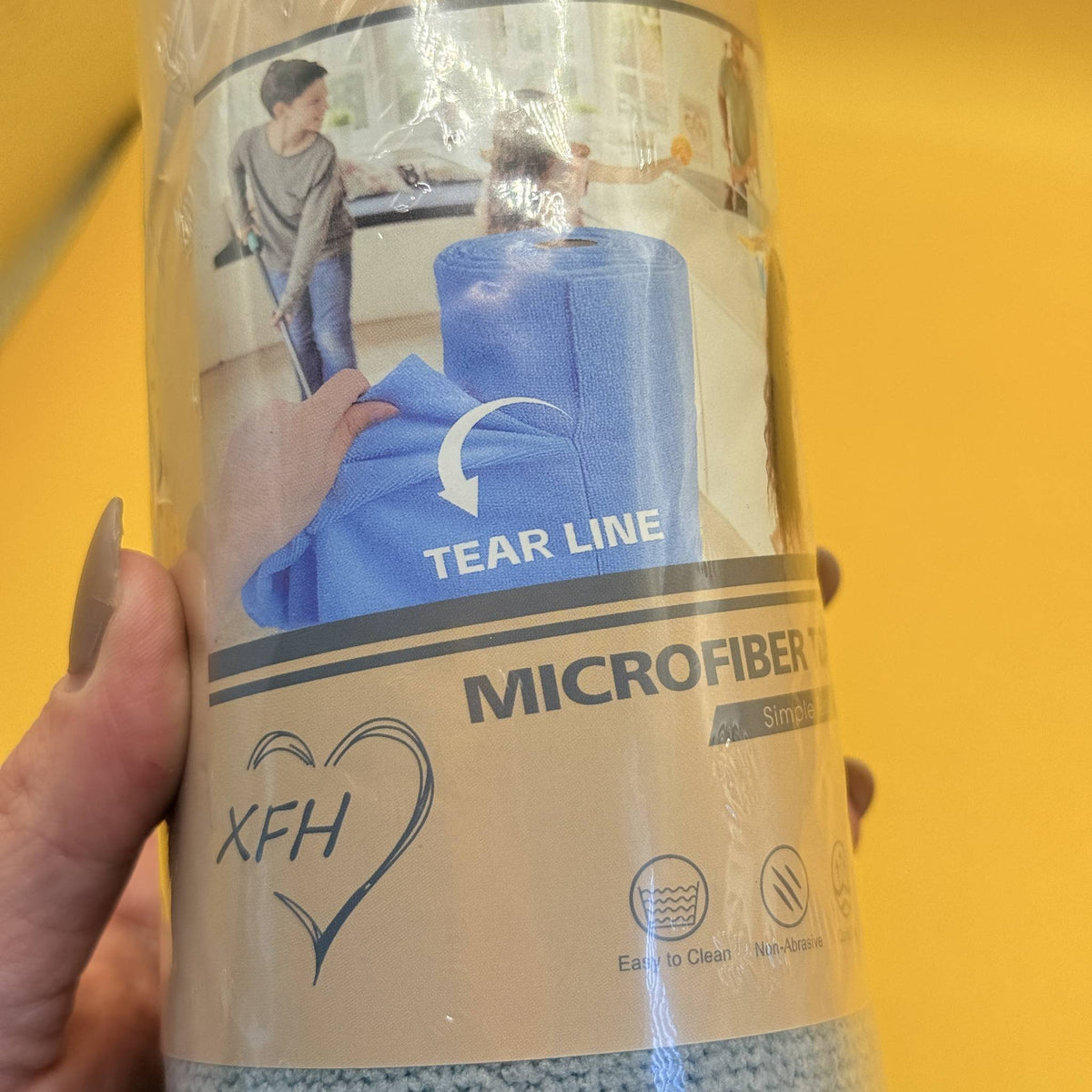 XFH Reusable Microfibre Towel Roll – Tear-Off Cloths