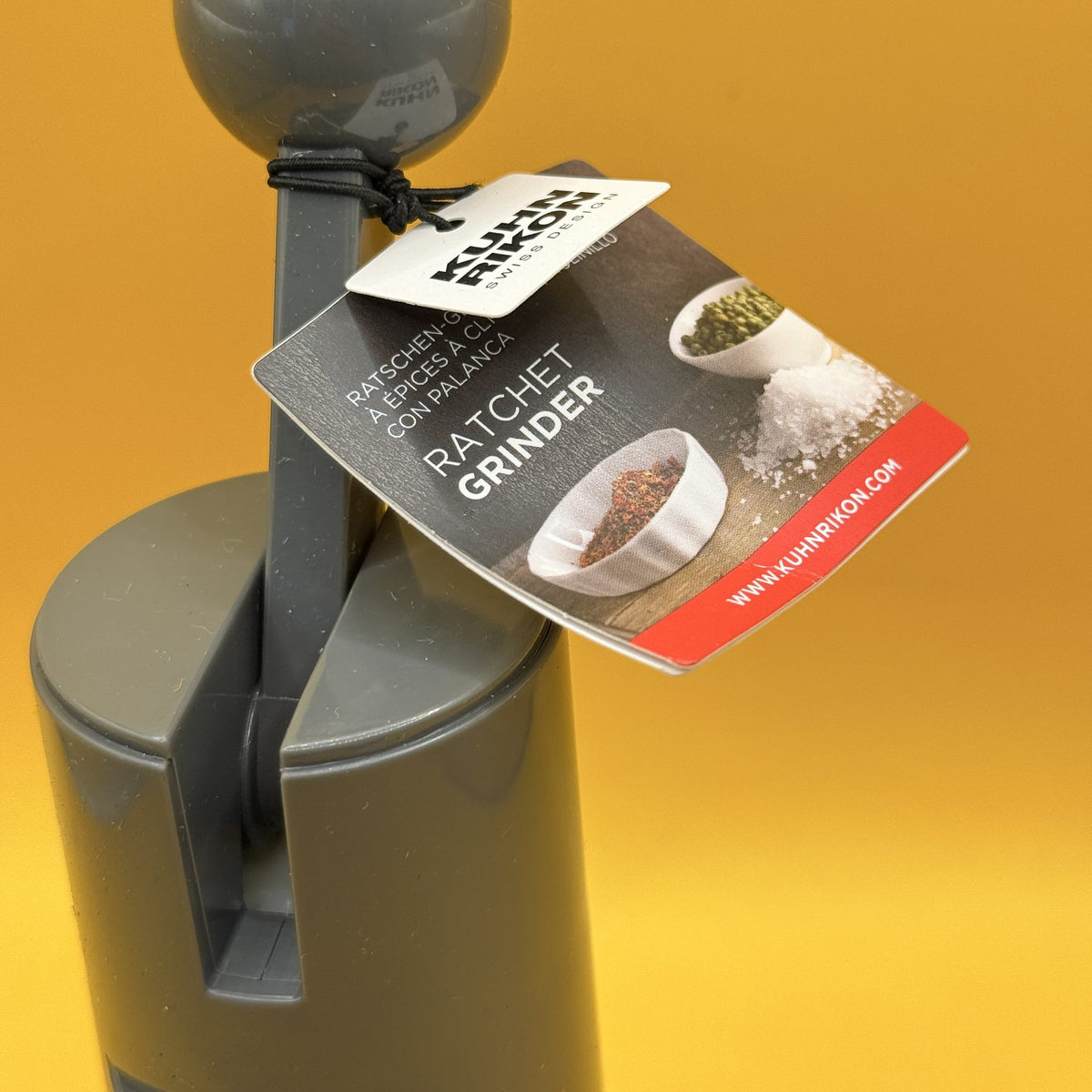Kuhn Rikon Ratchet Spice Grinder Grey