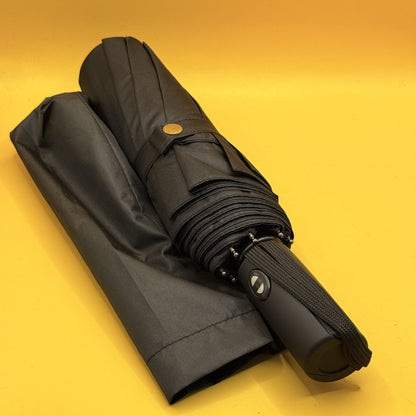 Compact Automatic Folding Umbrella Black