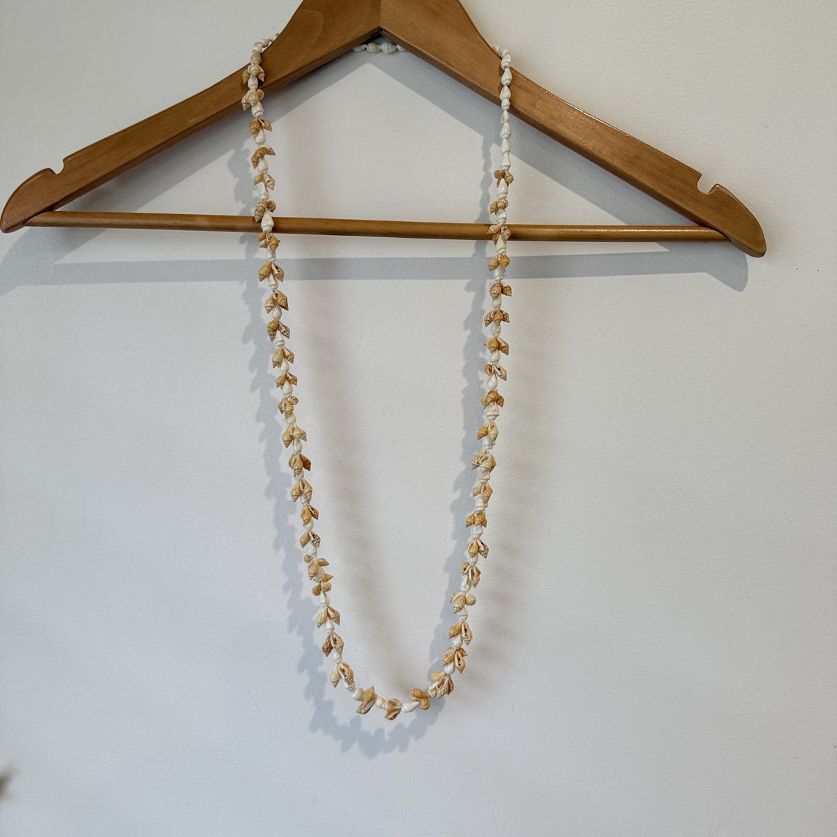 Natural Cowrie Shell Long Necklace