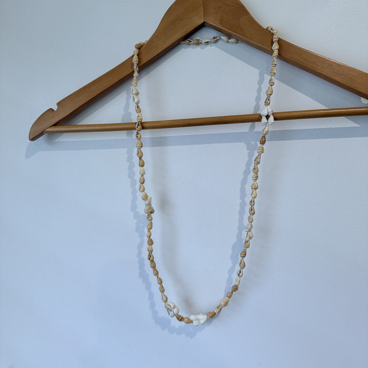Small Natural Shell Long Necklace