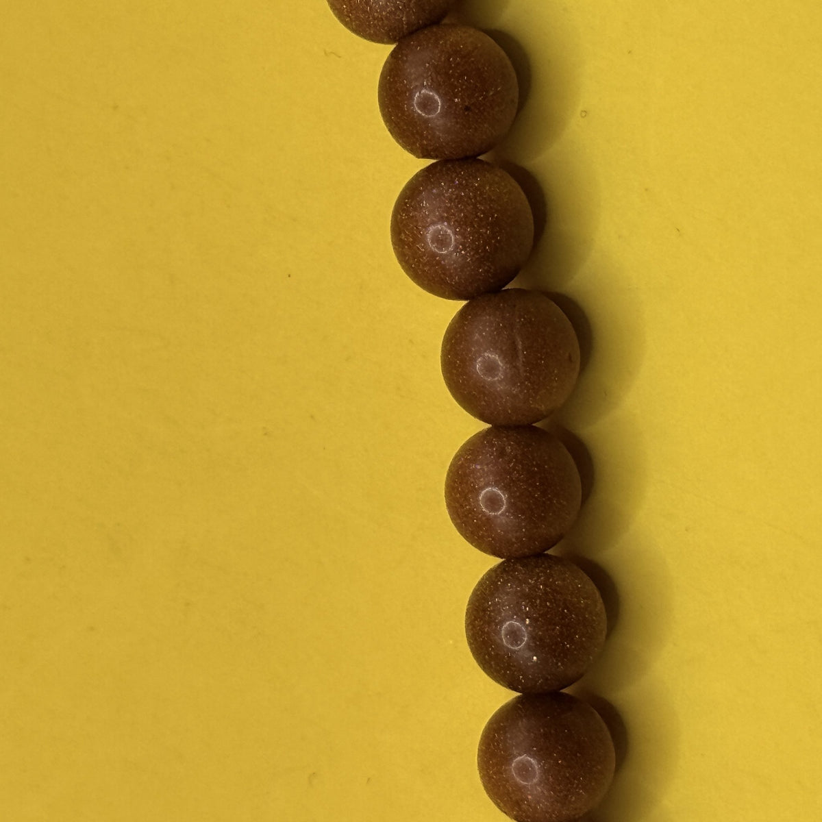 Brown Bead Necklace & Matching Earrings Set