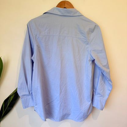 Mono Talk Long-sleeve Collared Shirt Size S