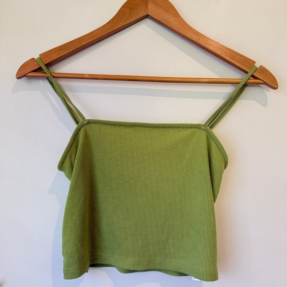 Brand Unknown Ribbed Cami Top Size U/Arm to U/Arm 33cm