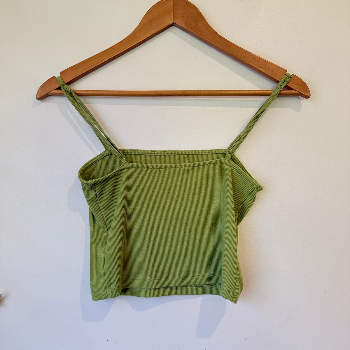 Brand Unknown Ribbed Cami Top Size U/Arm to U/Arm 33cm