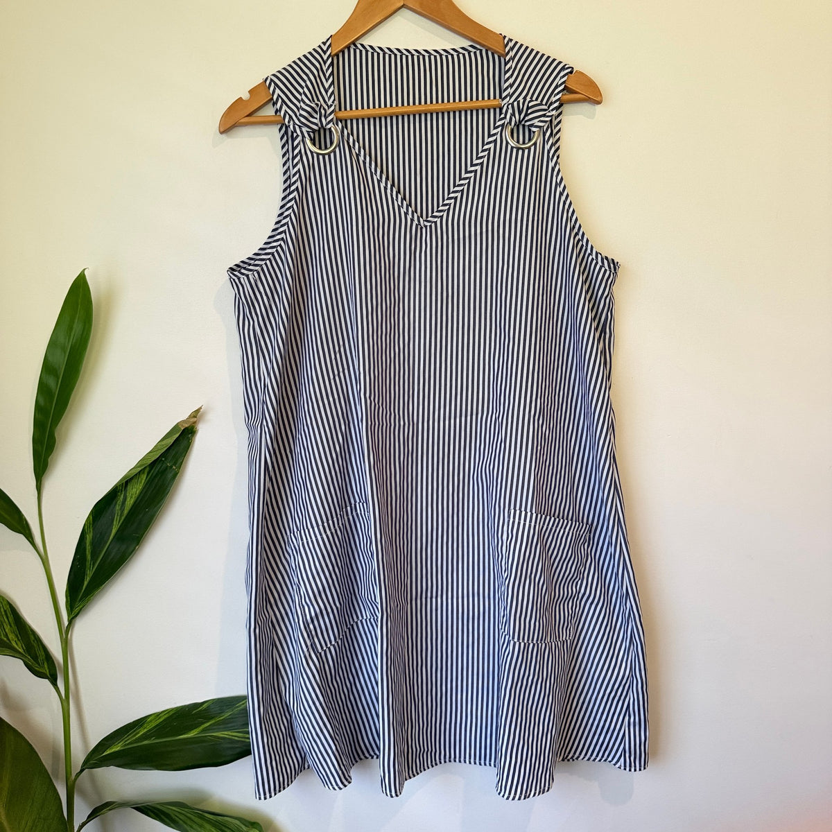 Shein Striped Casual Sundress Size XL