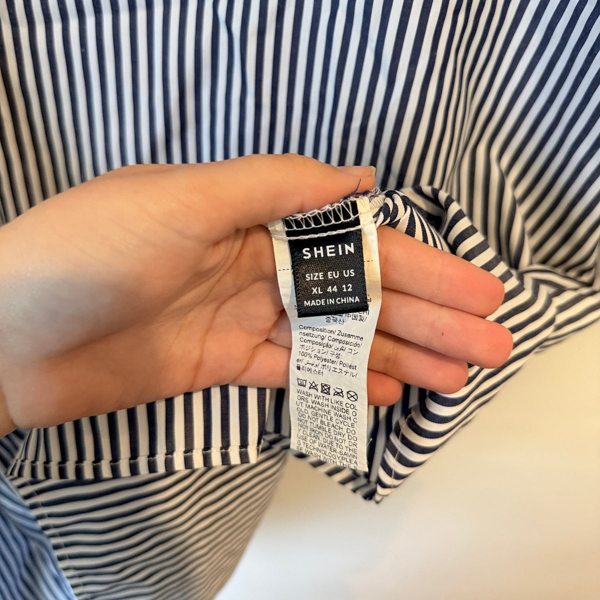 Shein Striped Casual Sundress Size XL