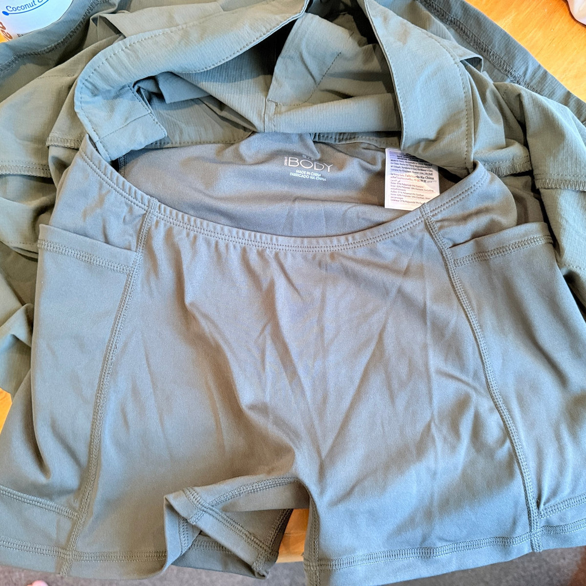 Cotton On Body Khaki Green Cargo Skort Size S