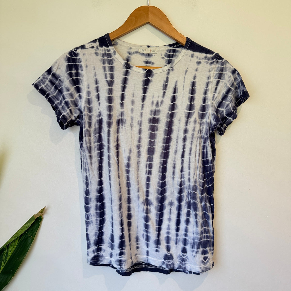 Charlie & Me Navy & White Tie-Dye Tee Size 10