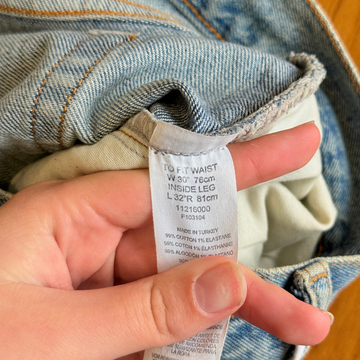 Collusion Distressed Denim Jeans Size W30/76cm | L32 R/81cm | Waist 78cm