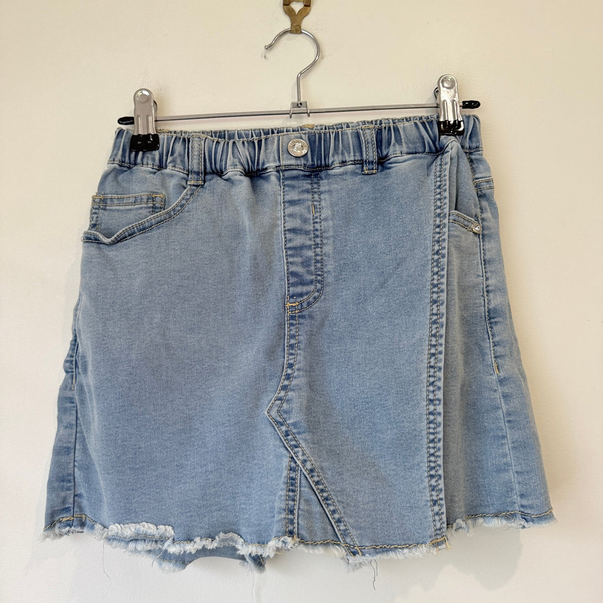Commencer Denim Wrap Skort Size Waist 56cm