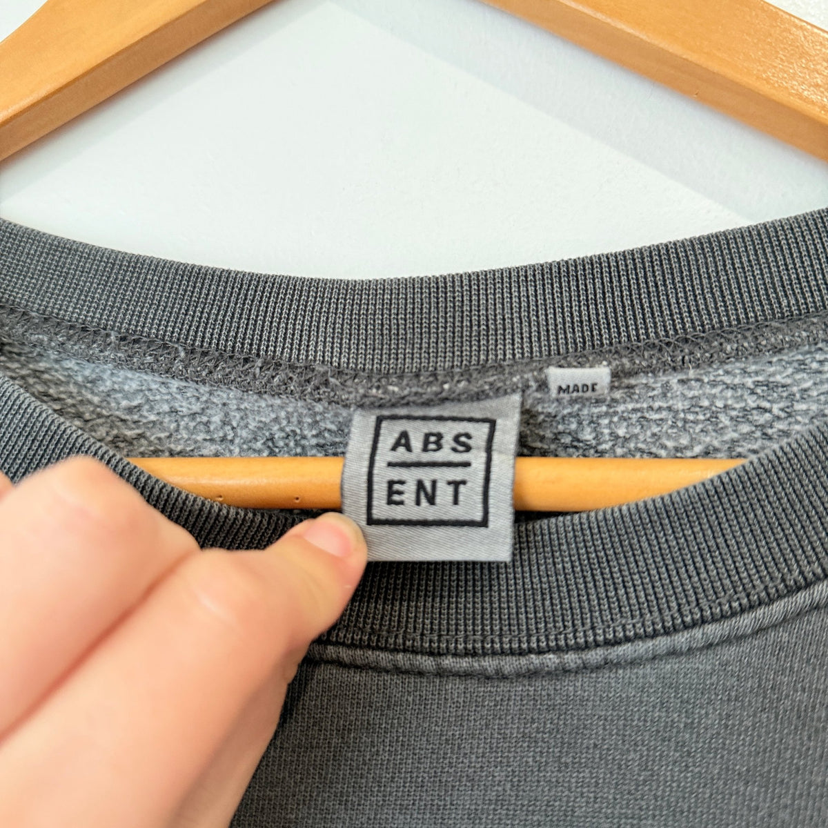 Absent Oversized Crewneck Sweatshirt Size 2XL