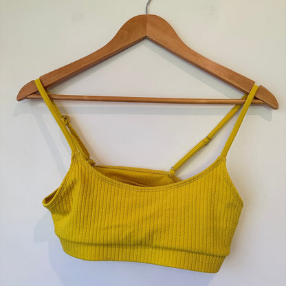 Ribbed Scoop-neck Bralette Size S | U/Arm to U/Arm 39cm