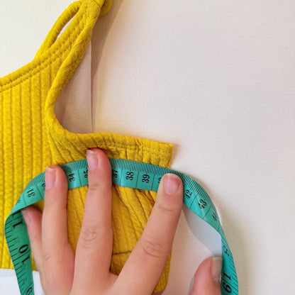 Ribbed Scoop-neck Bralette Size S | U/Arm to U/Arm 39cm