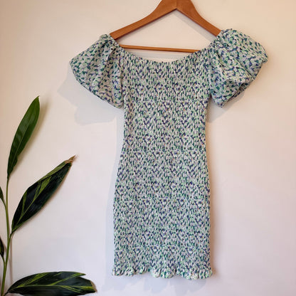 Petal & Pup Smocked Mini Dress Size 6