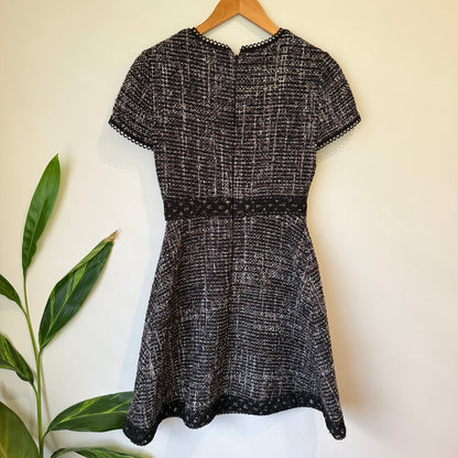 Forever New Textured Short-sleeve Mini Dress Size 6