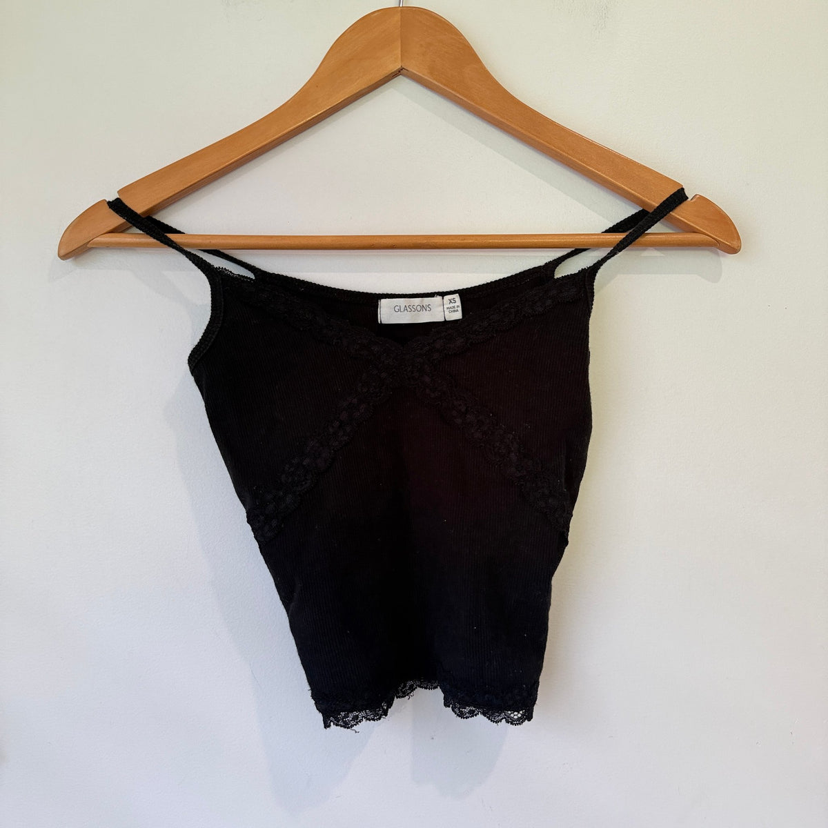 Glassons Lace-trim Cami Top Size XS