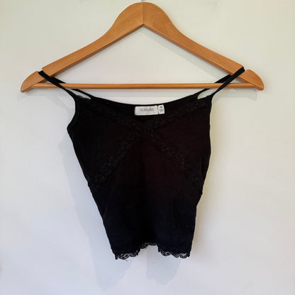 Glassons Lace-trim Cami Top Size XS