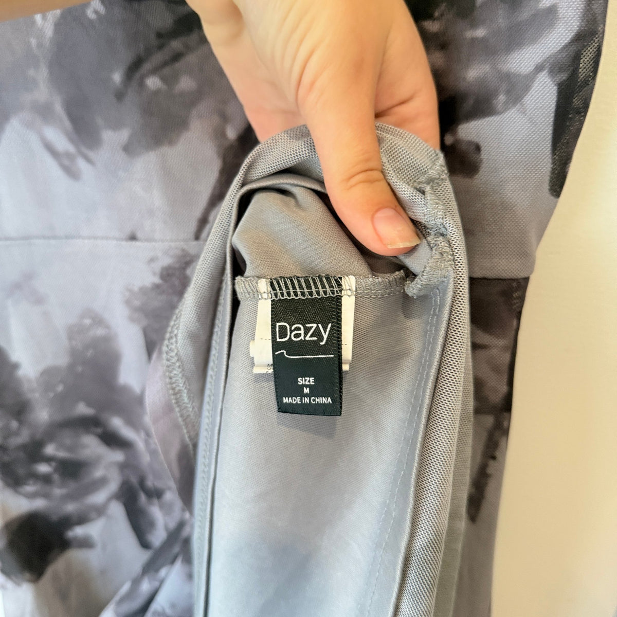 Dazy Semi-sheer Mesh Dress Size M