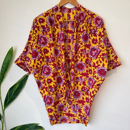 Brand Unknown Open-front Kimono Cardigan Size U/Arm to U/Arm 61cm