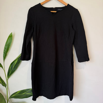 Brooks Brothers Crewneck Mini Dress Size 6P | 12 | U/Arm to U/Arm 42cm