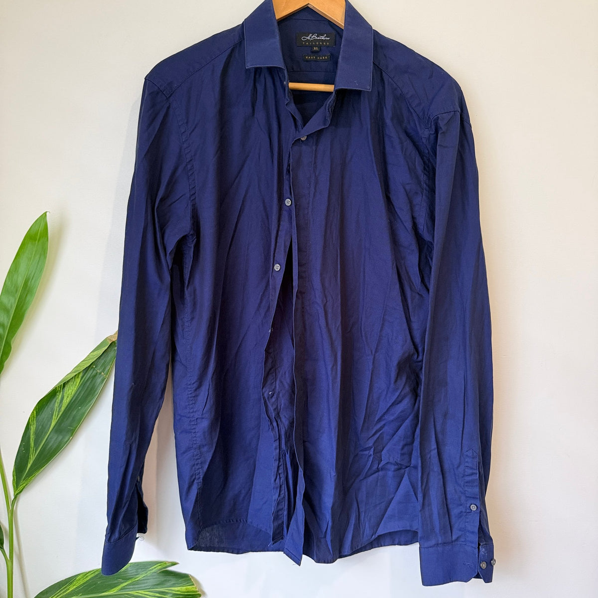 H.brothers Long-sleeve Button-up Shirt Size XL