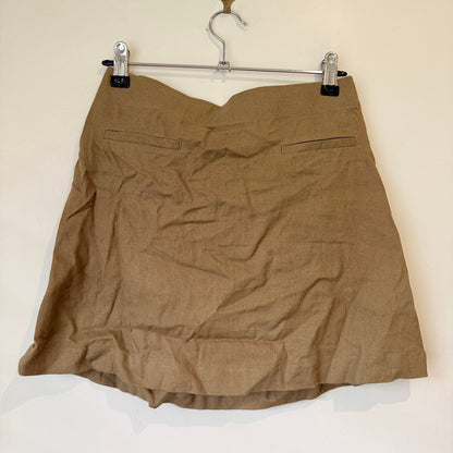 Anko Linen-blend Mini Skirt Size 6