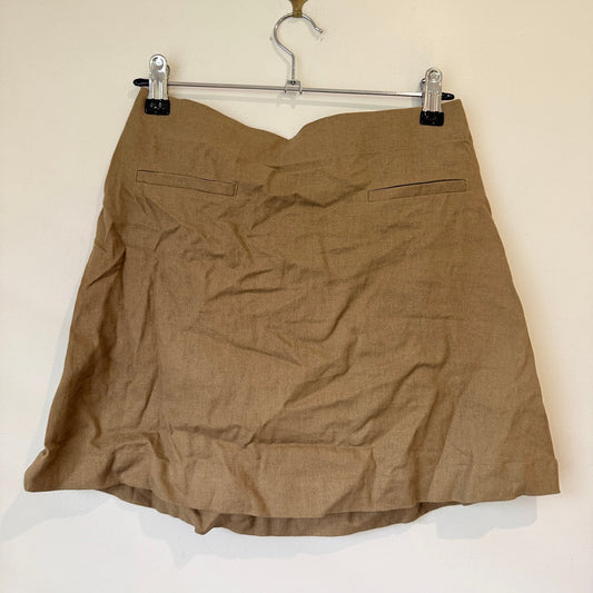 Anko Linen-blend Mini Skirt Size 6